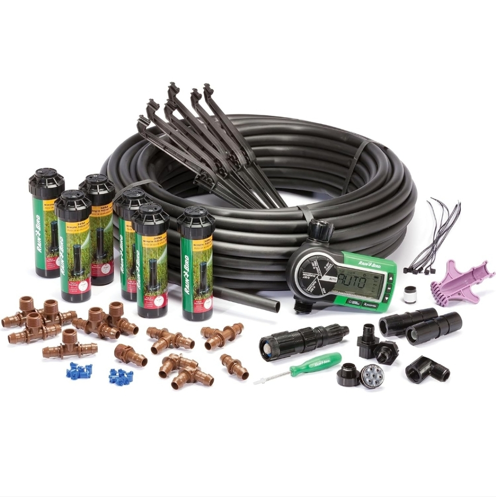 Rain Bird 32ETI Easy to Install In-Ground Automatic Sprinkler System Kit